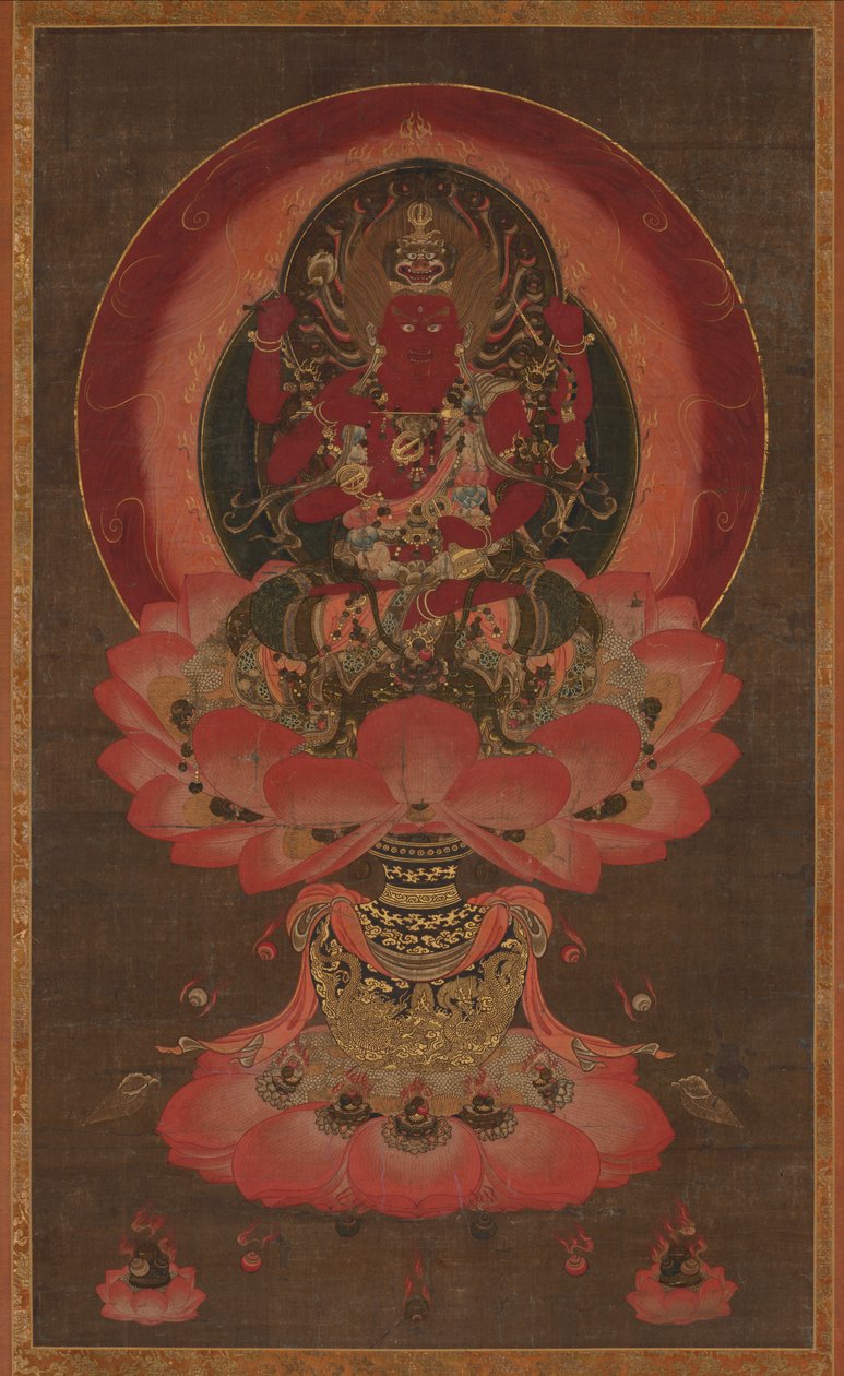 जुनून के राजा Aizen Myoo, 1300s। द्वारा अज्ञात