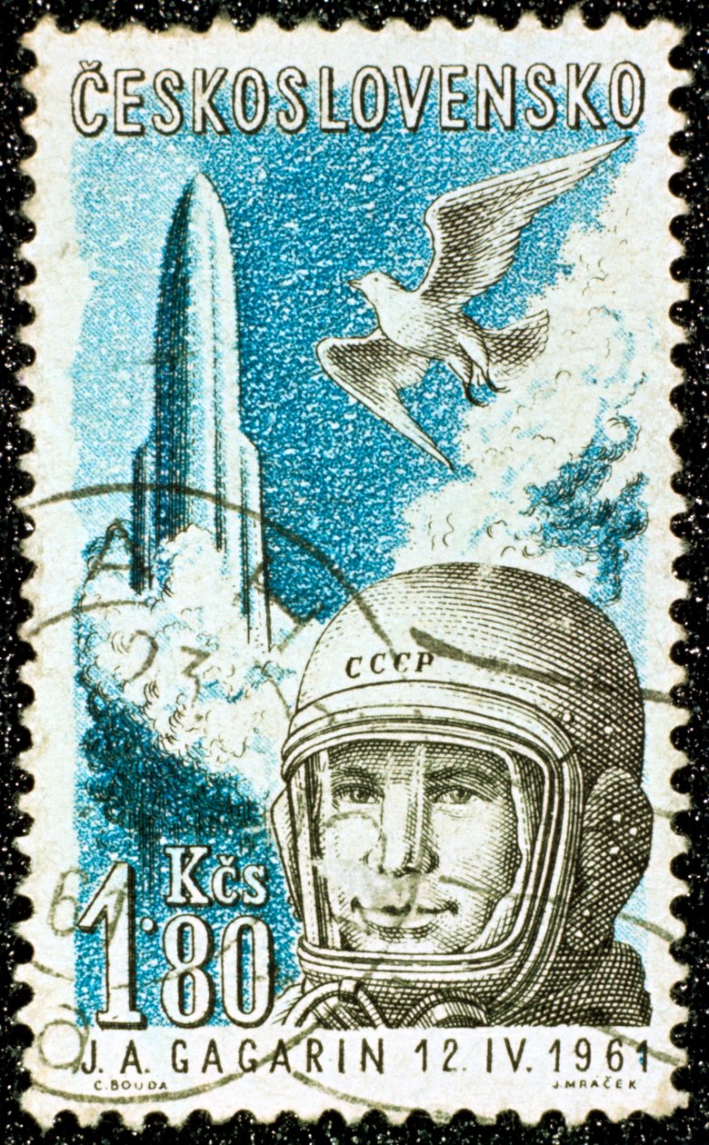यूरी गगारिन, सोवियत रूसी कॉस्मोनॉट, 1961 द्वारा अज्ञात