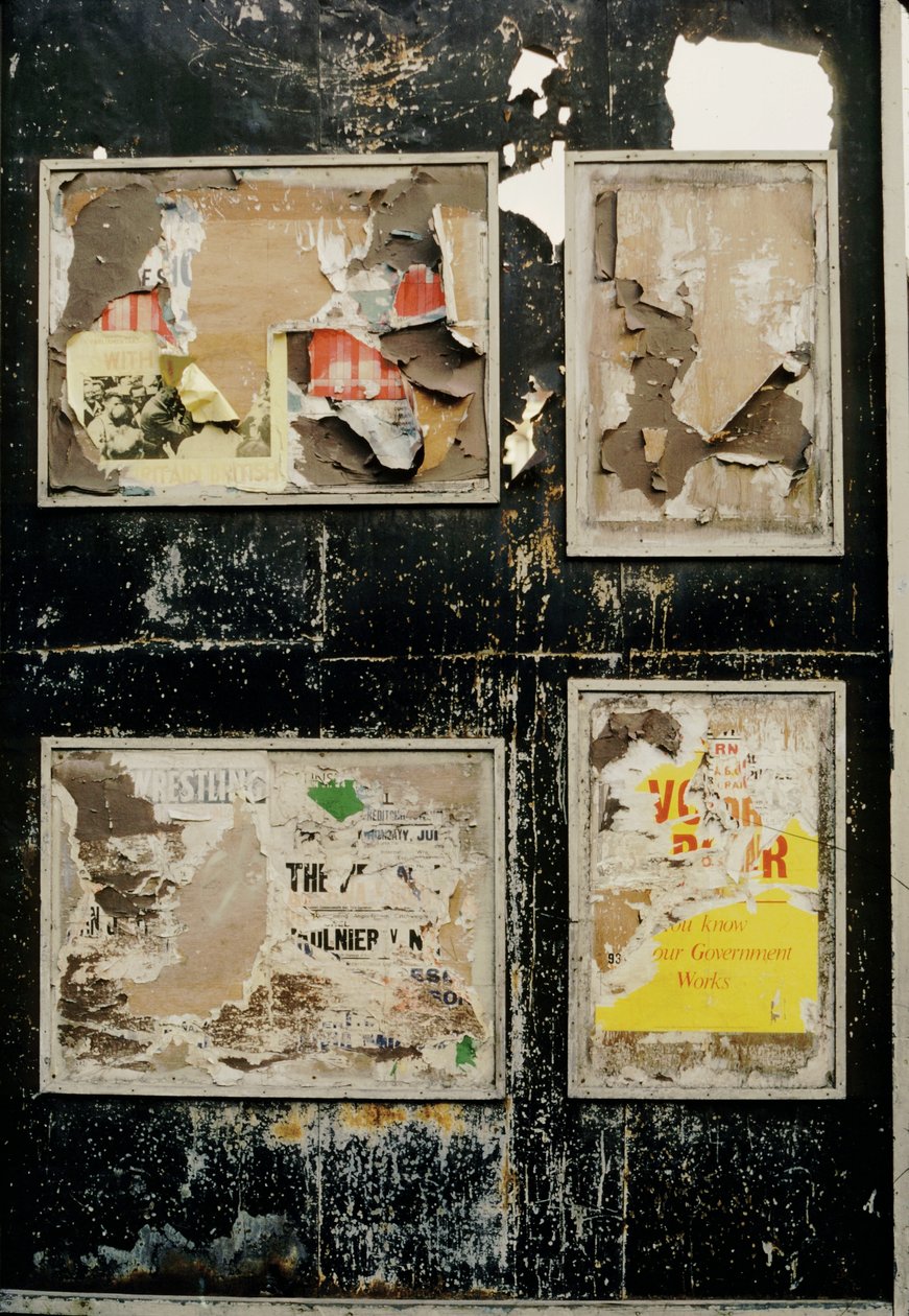 विज्ञापन बोर्ड, कैमडेन टाउन, 1967 (फोटो) द्वारा अज्ञात अज्ञात
