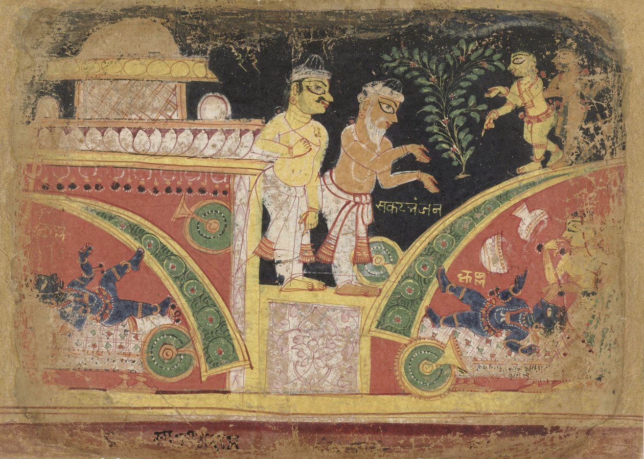 कृष्णा ओवरटर्निंग द कार्ट, अनाम, सी। 1520-1530 द्वारा अज्ञात अज्ञात