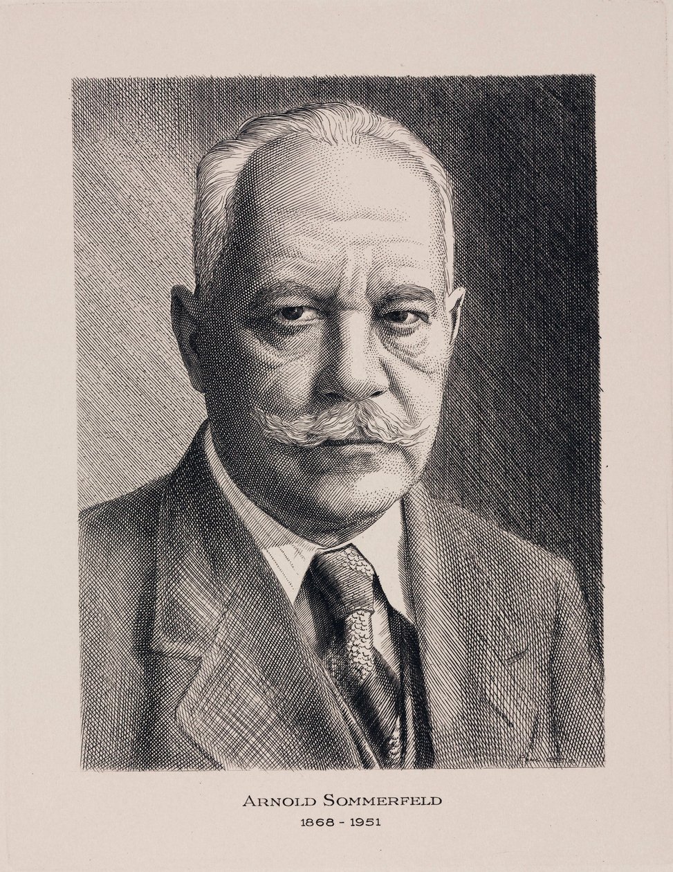 अर्नोल्ड सोमरफेल्ड, जर्मन भौतिक विज्ञानी, c 1930 द्वारा अज्ञात