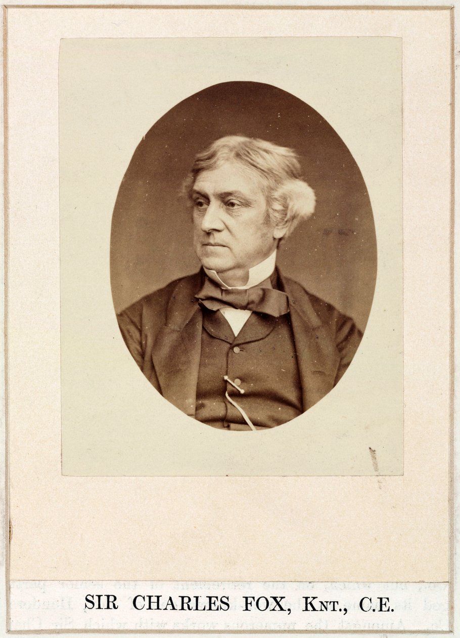 चार्ल्स फॉक्स, इंजीनियर, c 1860s द्वारा अज्ञात
