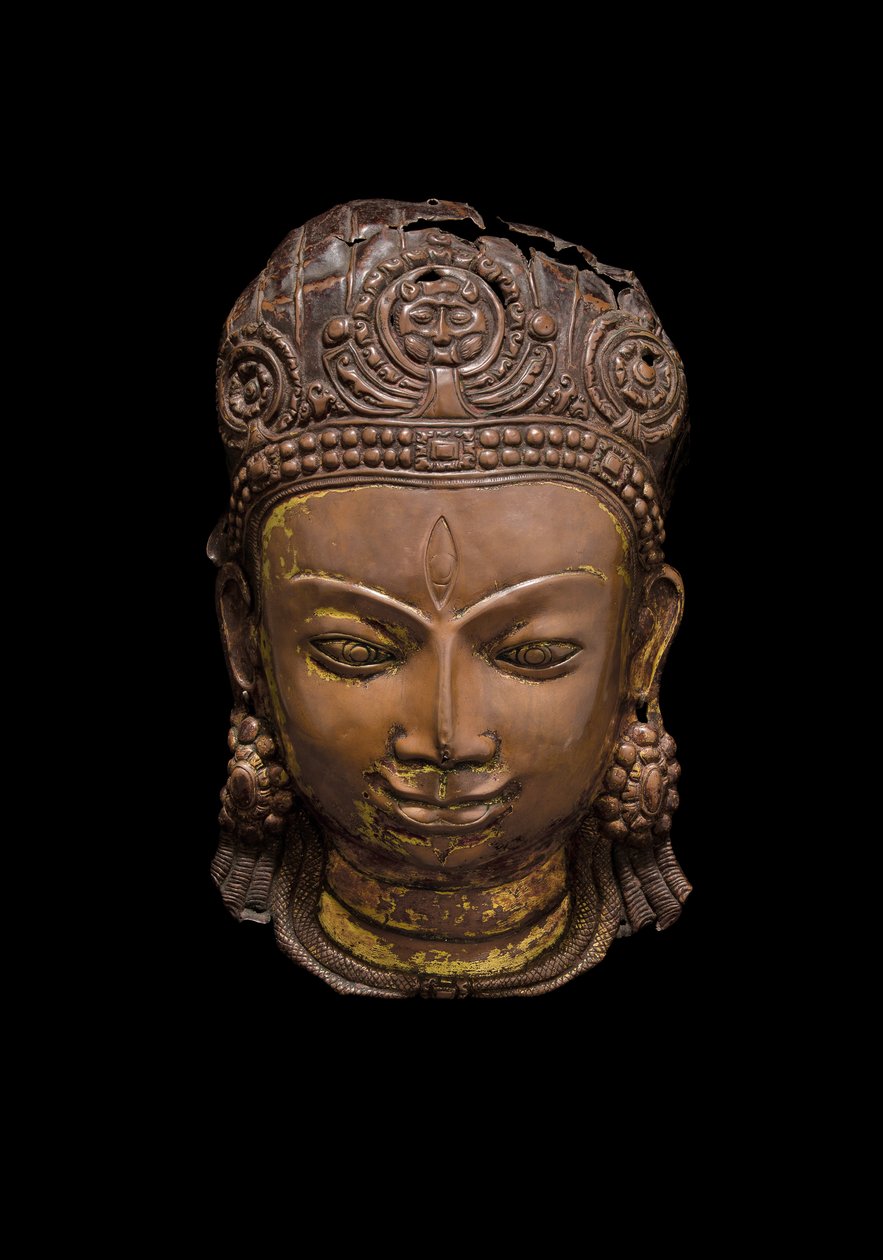 शिव का पश्चाताप का मुखौटा, सी। 11 वीं शताब्दी द्वारा अज्ञात