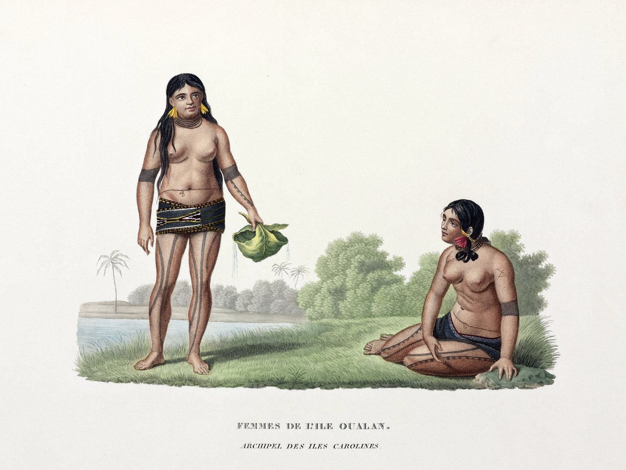 कैरोलीन द्वीप समूह की महिलाएं द्वारा अज्ञात