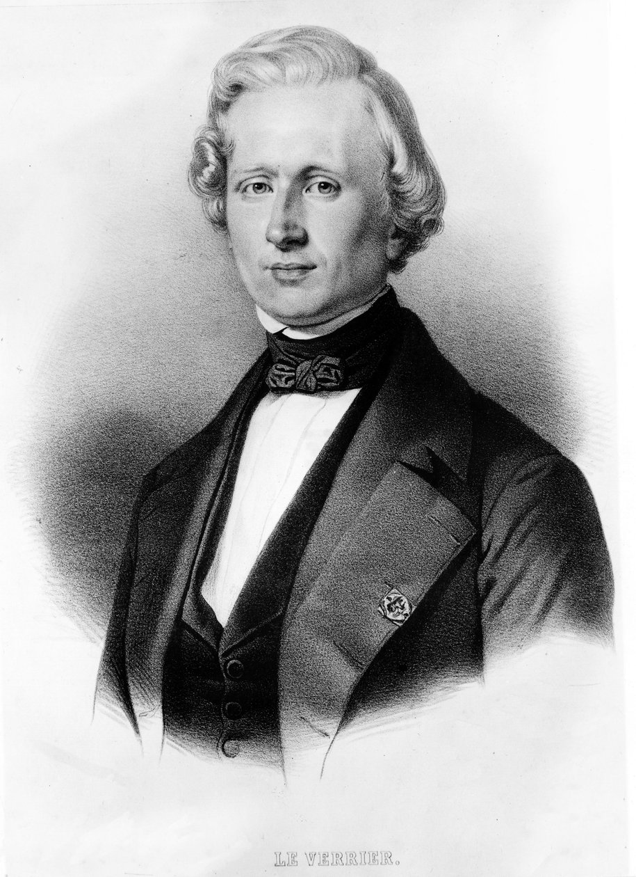 अर्बन ले वेरियर का पोर्ट्रेट (1811-1877) द्वारा अज्ञात कलाकार