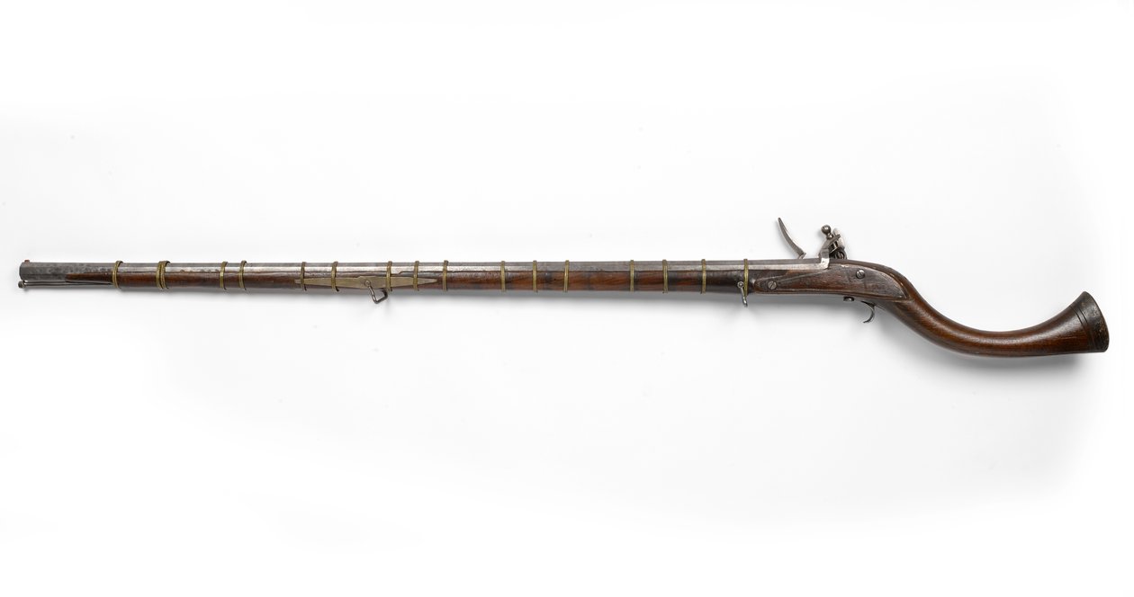 ईज़ेल, c.1800 (जेज़ेल, फ्लिंटलॉक) द्वारा अज्ञात कलाकार