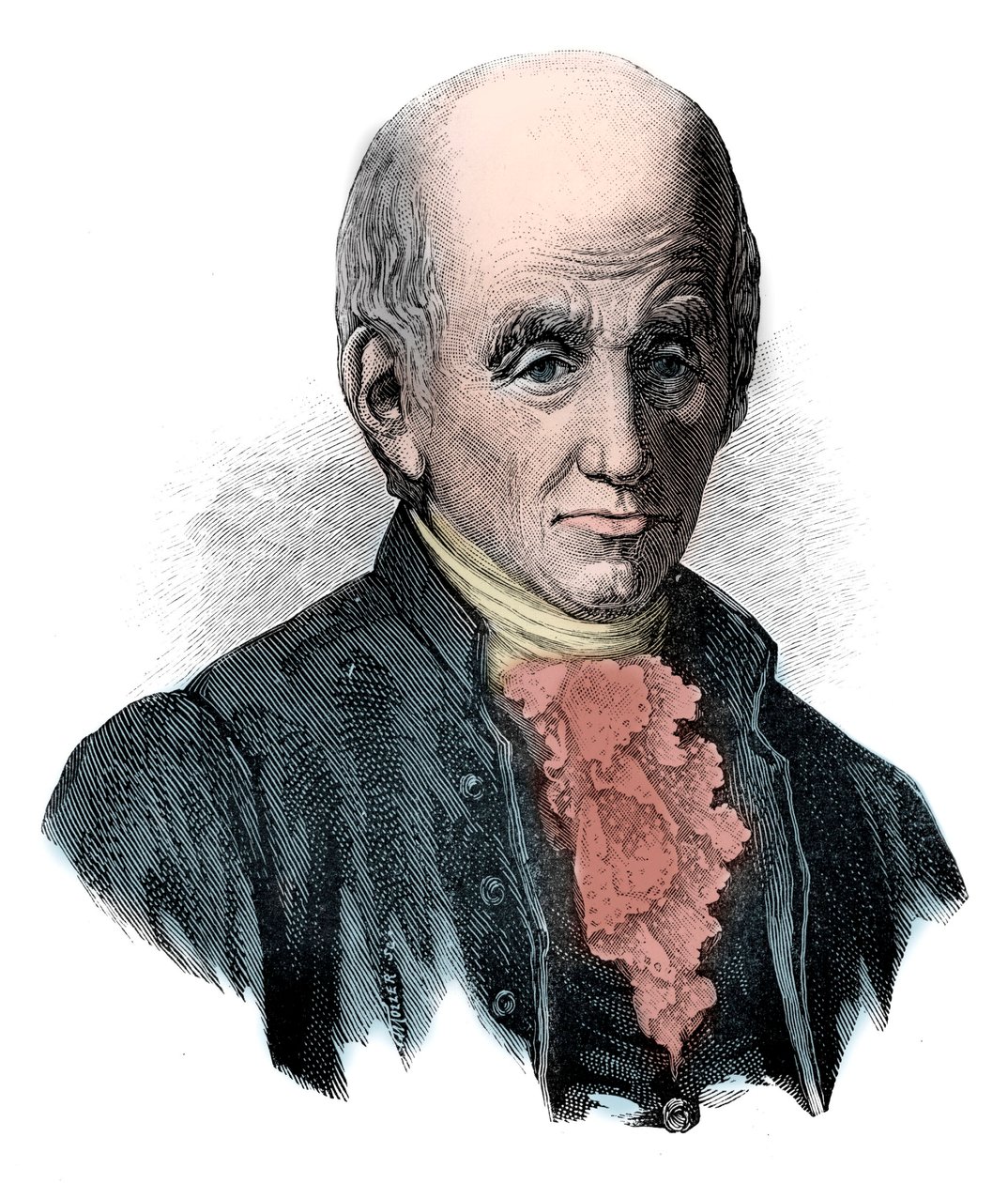 मिशेल एडनसन (1727-1806), फ्रांसीसी वनस्पतिशास्त्री। द्वारा अज्ञात कलाकार