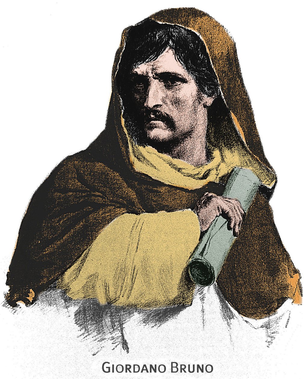 जिओर्डानो ब्रूनो का पोर्ट्रेट (1548-1600)। द्वारा अज्ञात कलाकार