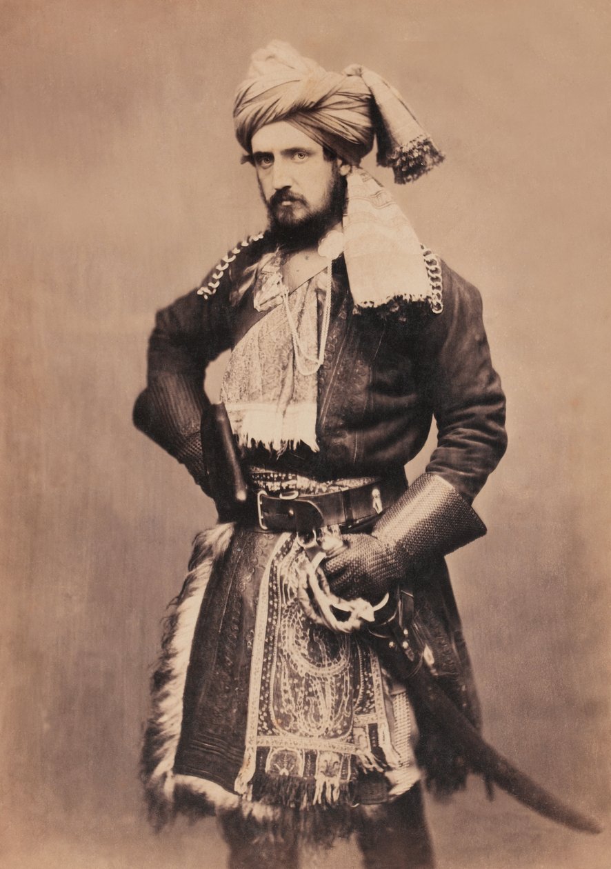 डाइटन प्रबीन, द्वितीय पंजाब कैवलरी, 1857 लगभग द्वारा अज्ञात फोटोग्राफर