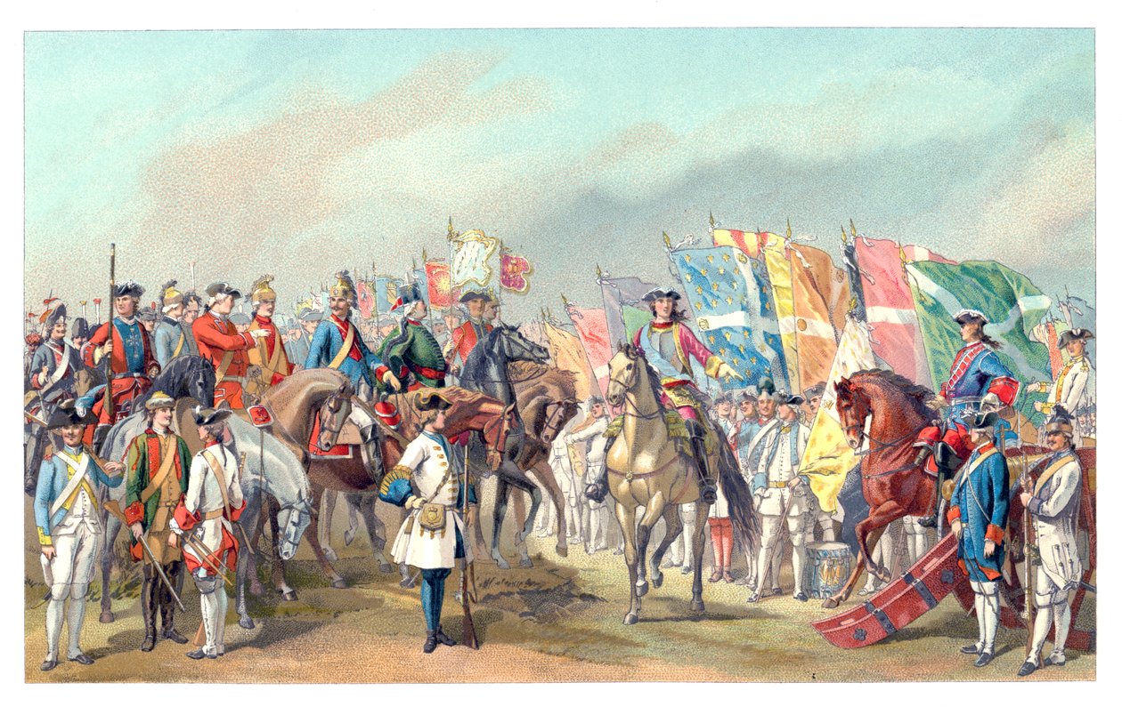 फ्रांसीसी सेना की वेशभूषा, 1885। द्वारा Urrabieta