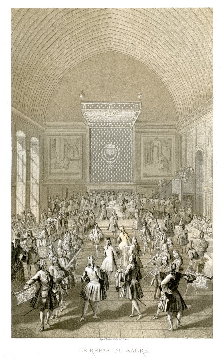 कोरोनेशन भोजन, 1715, 1885। द्वारा Urrabieta