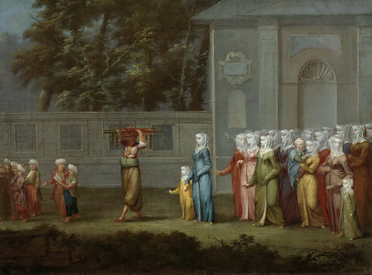 लड़कों के स्कूल में पहली पैदल यात्रा, 1737 द्वारा Vanmour