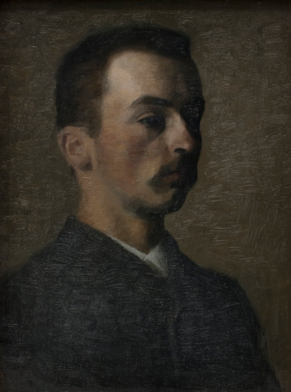 सेल्फ-पोर्ट्रेट, 1890। द्वारा विल्हेम हैमरशोई