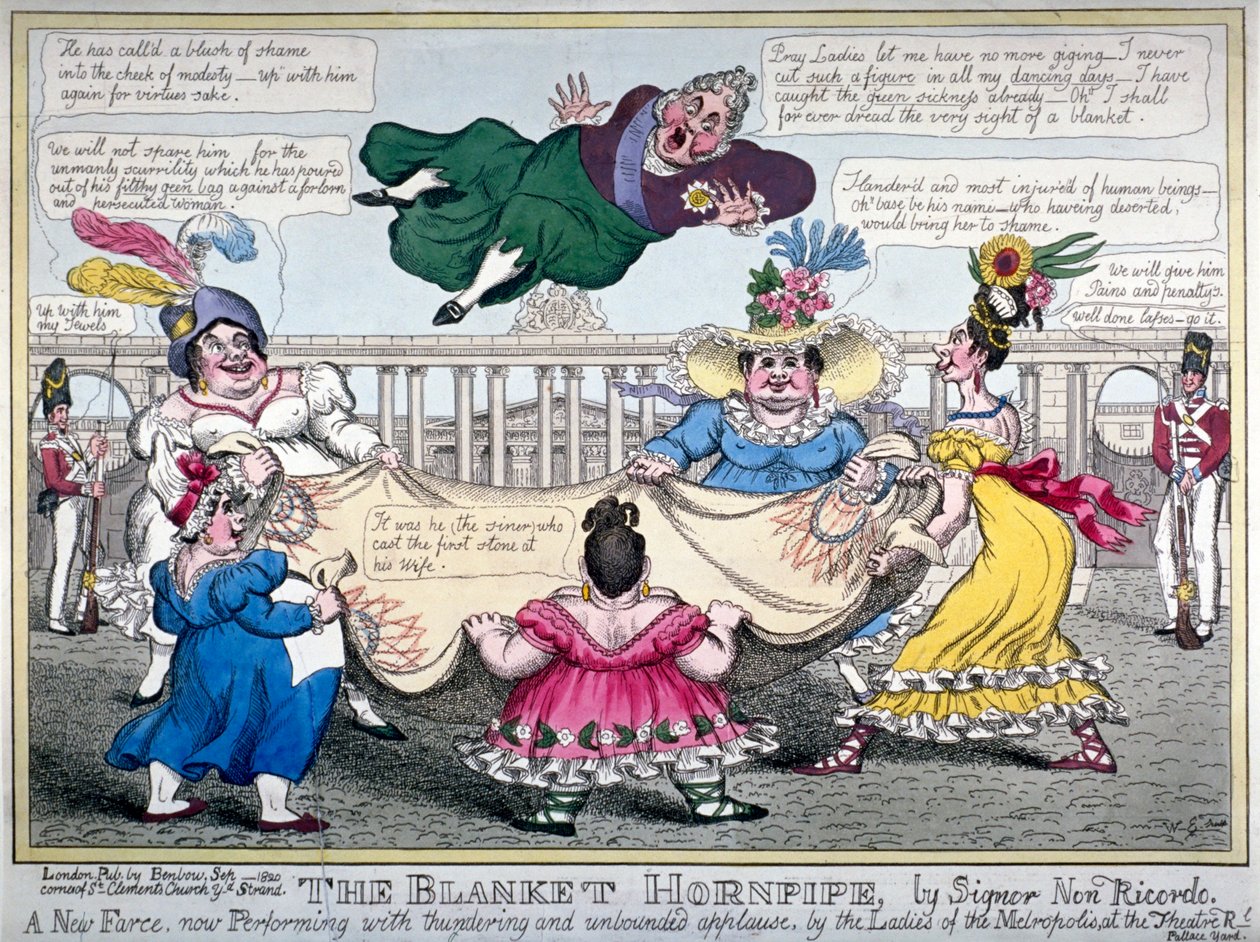'द ब्लैंकेट हॉर्नपाइप...', 1820। द्वारा हम