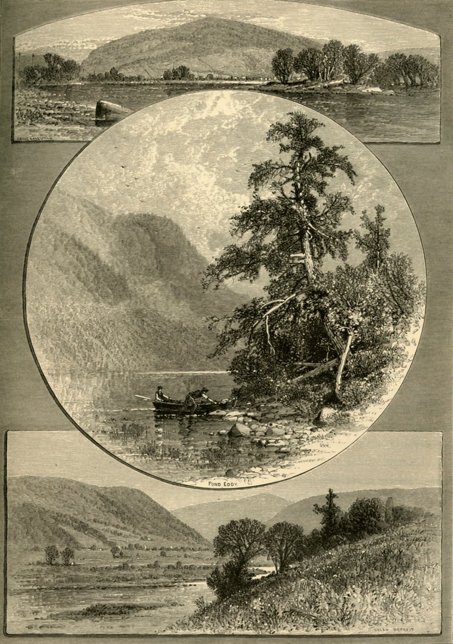 द अपर डेलावेयर, 1874। द्वारा डब्ल्यूएच मोर्स