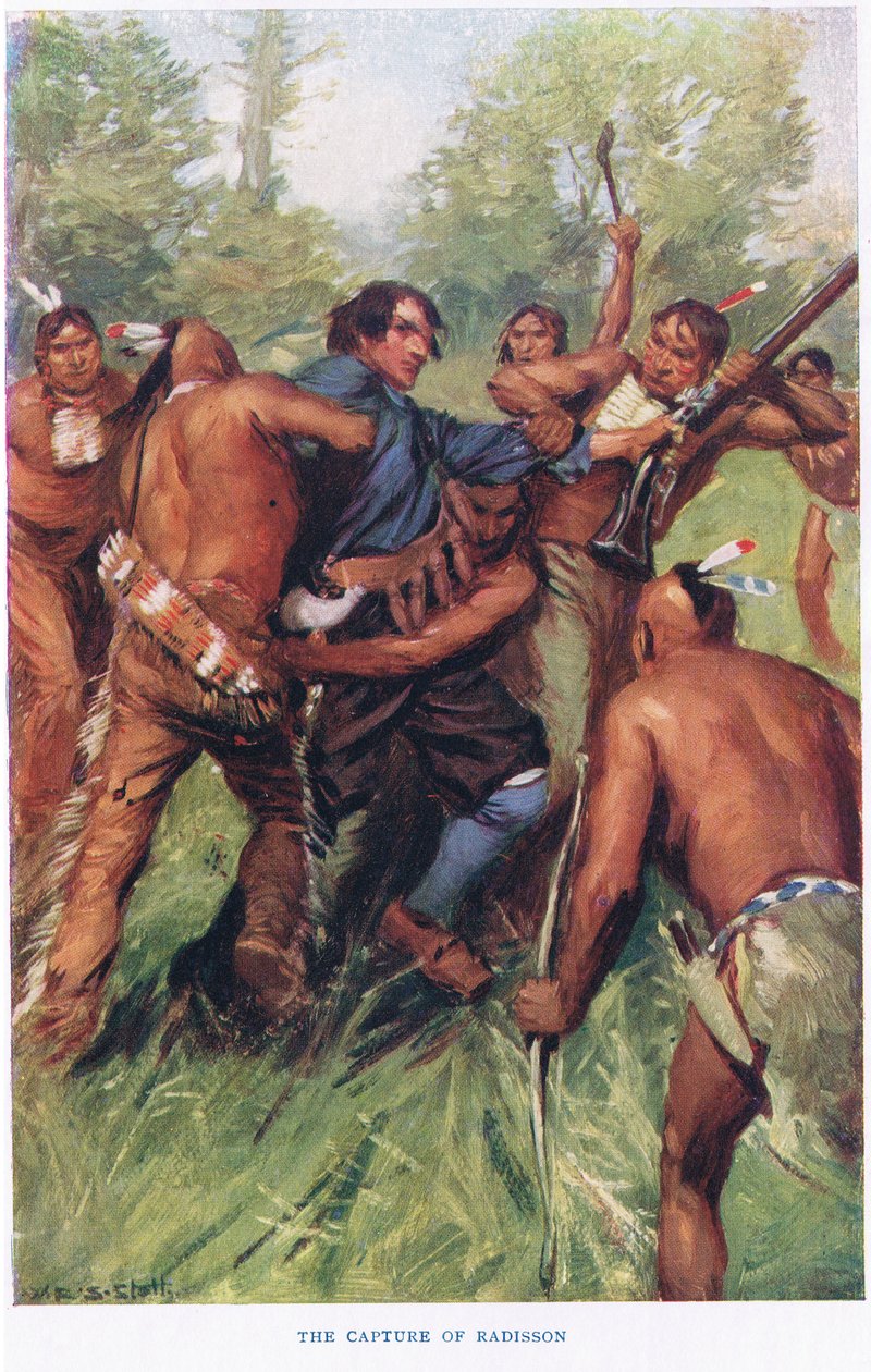 रेडिसन पर कब्जा, &39;कनाडा के रोमांस&39; से चित्रण द्वारा डब्ल्यूआरएस स्टॉट