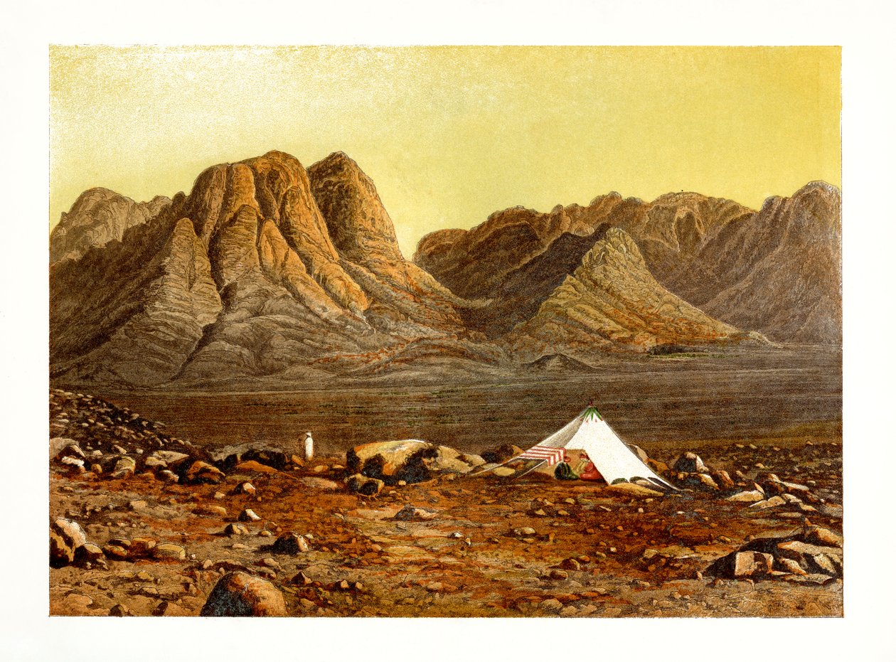 माउंट सिनाई, मिस्र, c1870। द्वारा डब्ल्यू। डिकेंस
