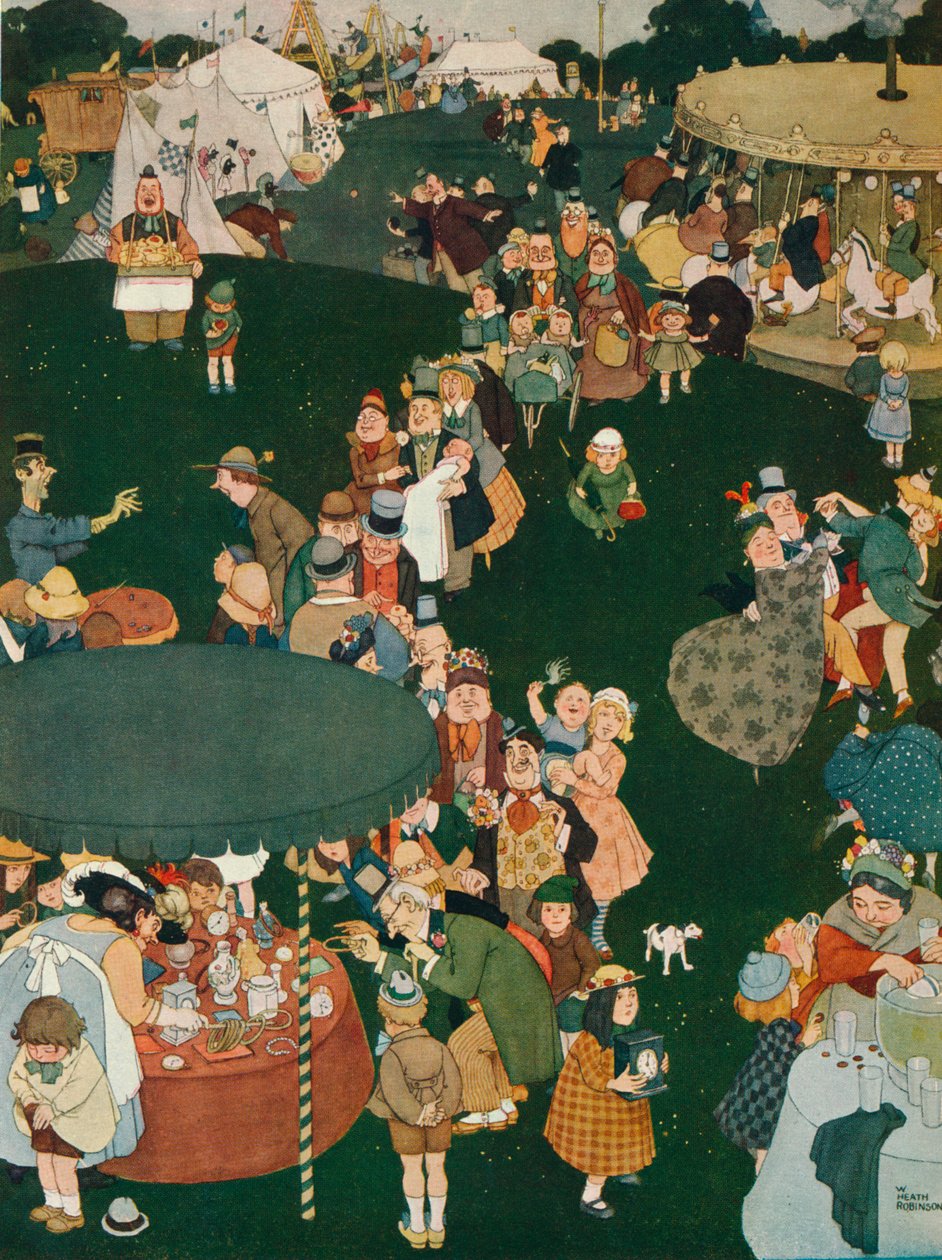 द फेयर डे, c19 वीं सदी, 1925 द्वारा विलियम हीथ रॉबिन्सन