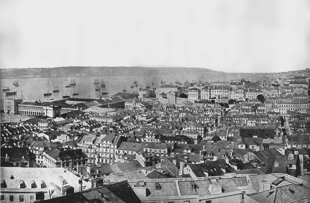 लिस्बन, पुर्तगाल, 1895। द्वारा डब्ल्यू एंड एस लिमिटेड