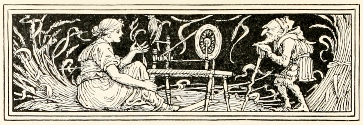 Rumpelstiltskin और मिलर की बेटी से Rumpelstiltskin द्वारा वाल्टर क्रेन