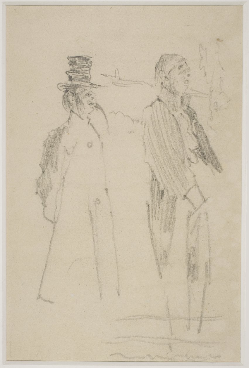दो वूडविले जेंटलमैन, c.1888 द्वारा वाल्टर रिचर्ड सिकर्ट