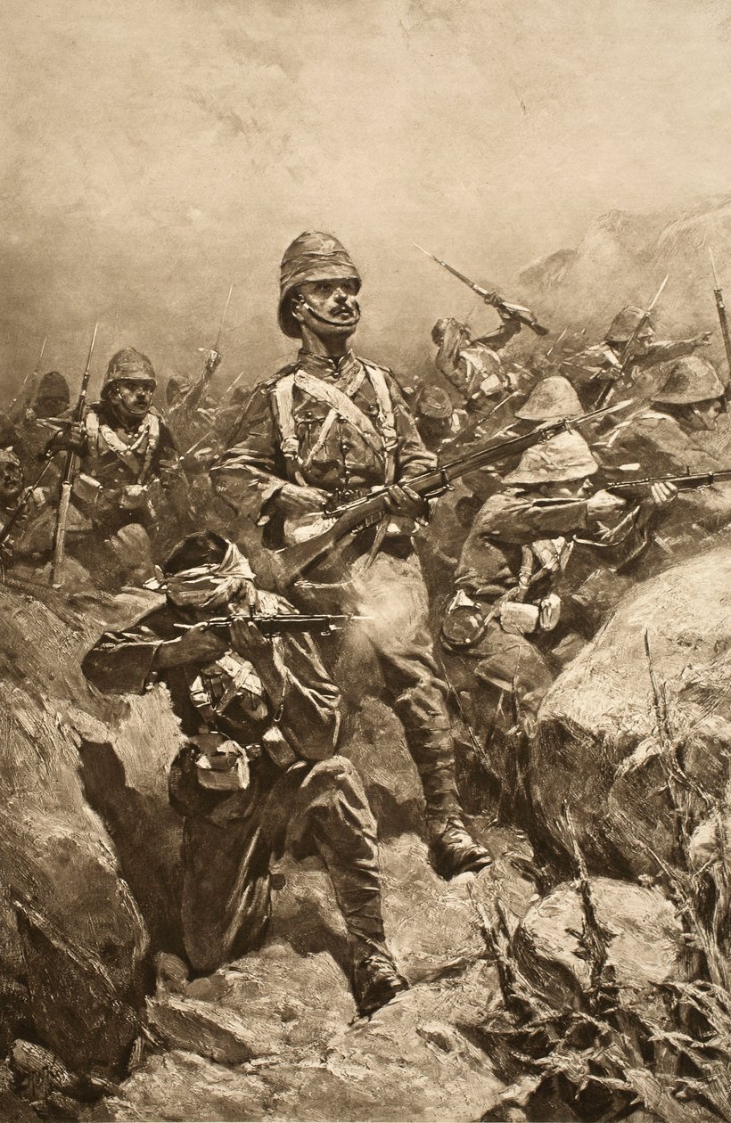 ट्रांसवाल वॉर, 1899-1901, &39;द इलस्ट्रेटेड लंदन न्यूज&39; से, 1901 द्वारा थॉमस वाल्टर विल्सन