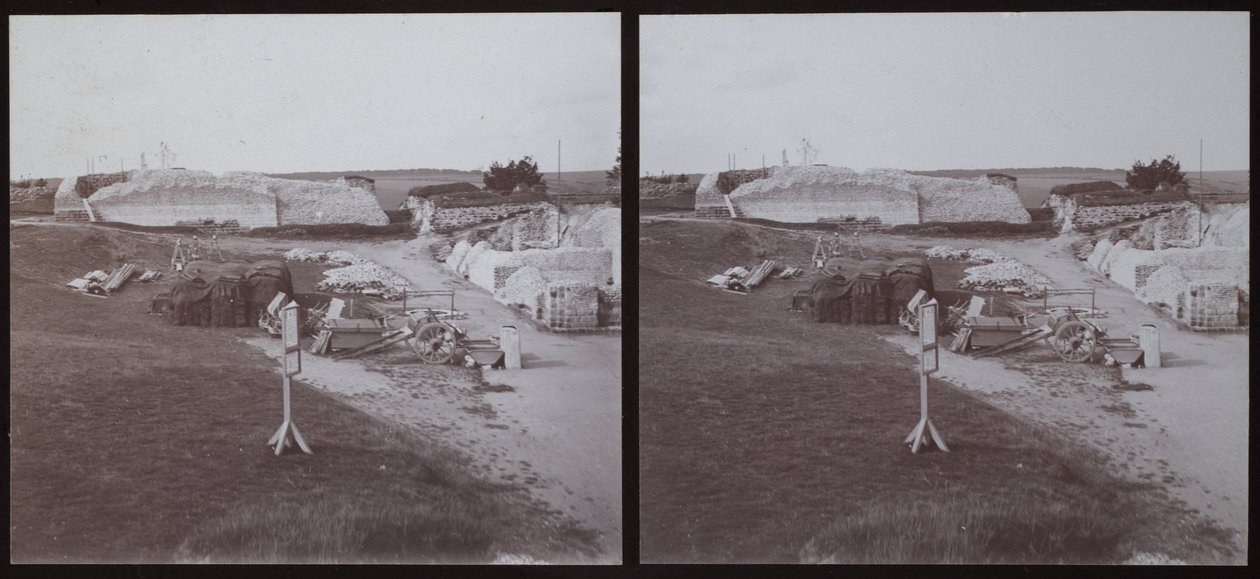ओल्ड सरम, सैलिसबरी, विल्टशायर, 1913। द्वारा वाल्टर एडवर्ड ज़ेटमायरी