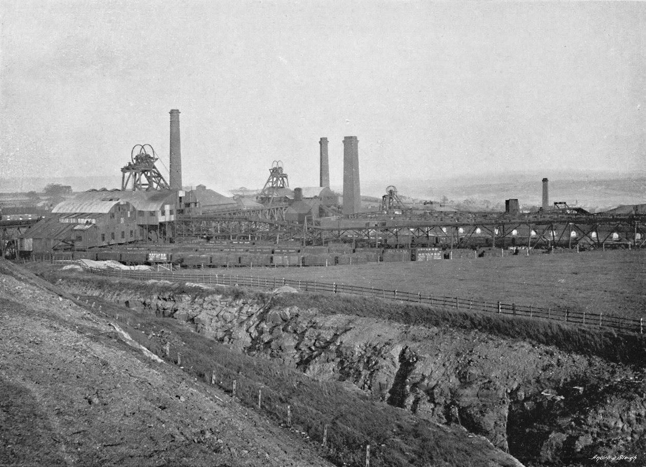 होयलैंड सिल्कस्टोन कोलियरीज, यॉर्कशायर, सी 1896 द्वारा वार्नर गोथार्ड