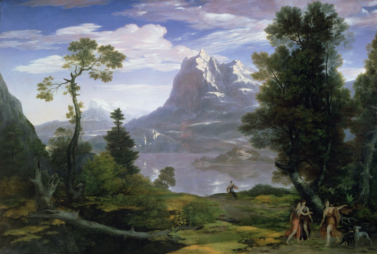 चेस में डायना, 1805 द्वारा वाशिंगटन ऑलस्टन