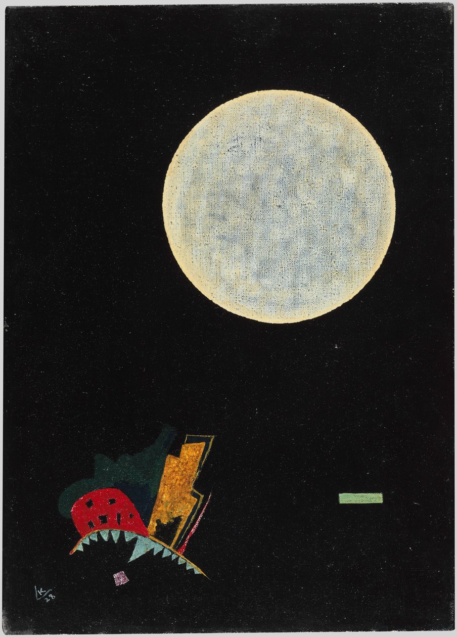 A सर्कल, 1928। द्वारा वासिली कैंडिंस्की