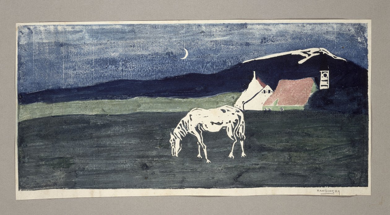 डस्क डस्क, 1904। द्वारा वासिली कैंडिंस्की