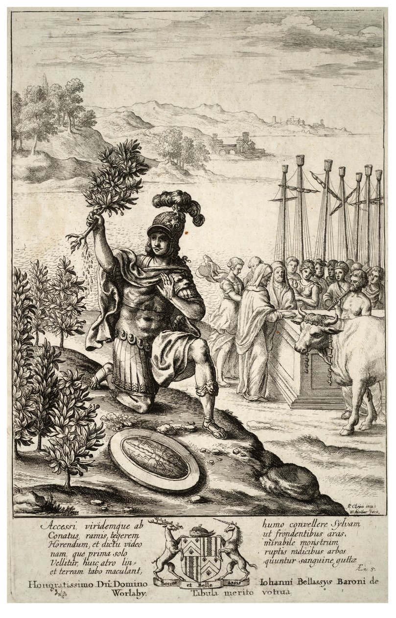 आइने थ्रेस में भूमि। राज्य २ द्वारा Wenceslaus Hollar