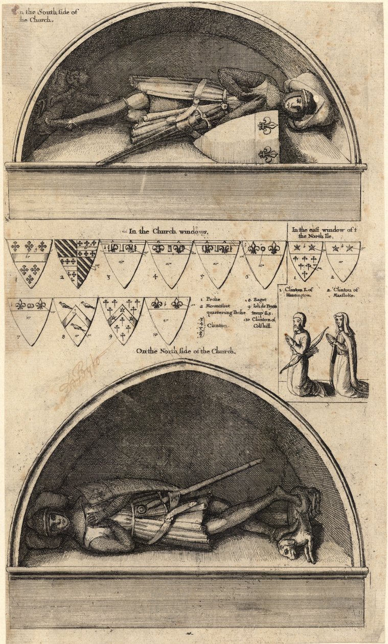 क्लिंटन परिवार (स्मारक) द्वारा Wenceslaus Hollar