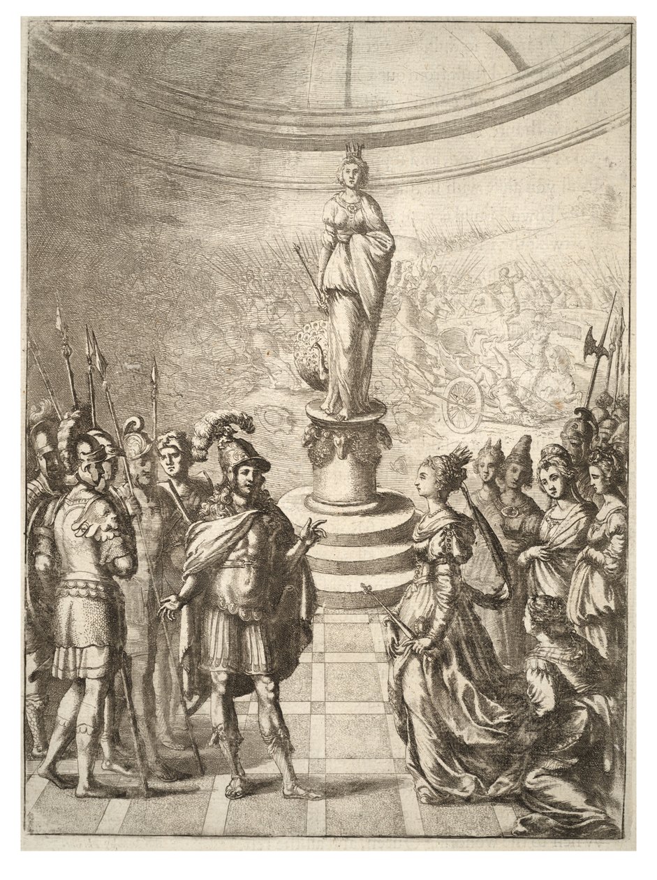 दीदो और एनेसस। राज्य ५ द्वारा Wenceslaus Hollar