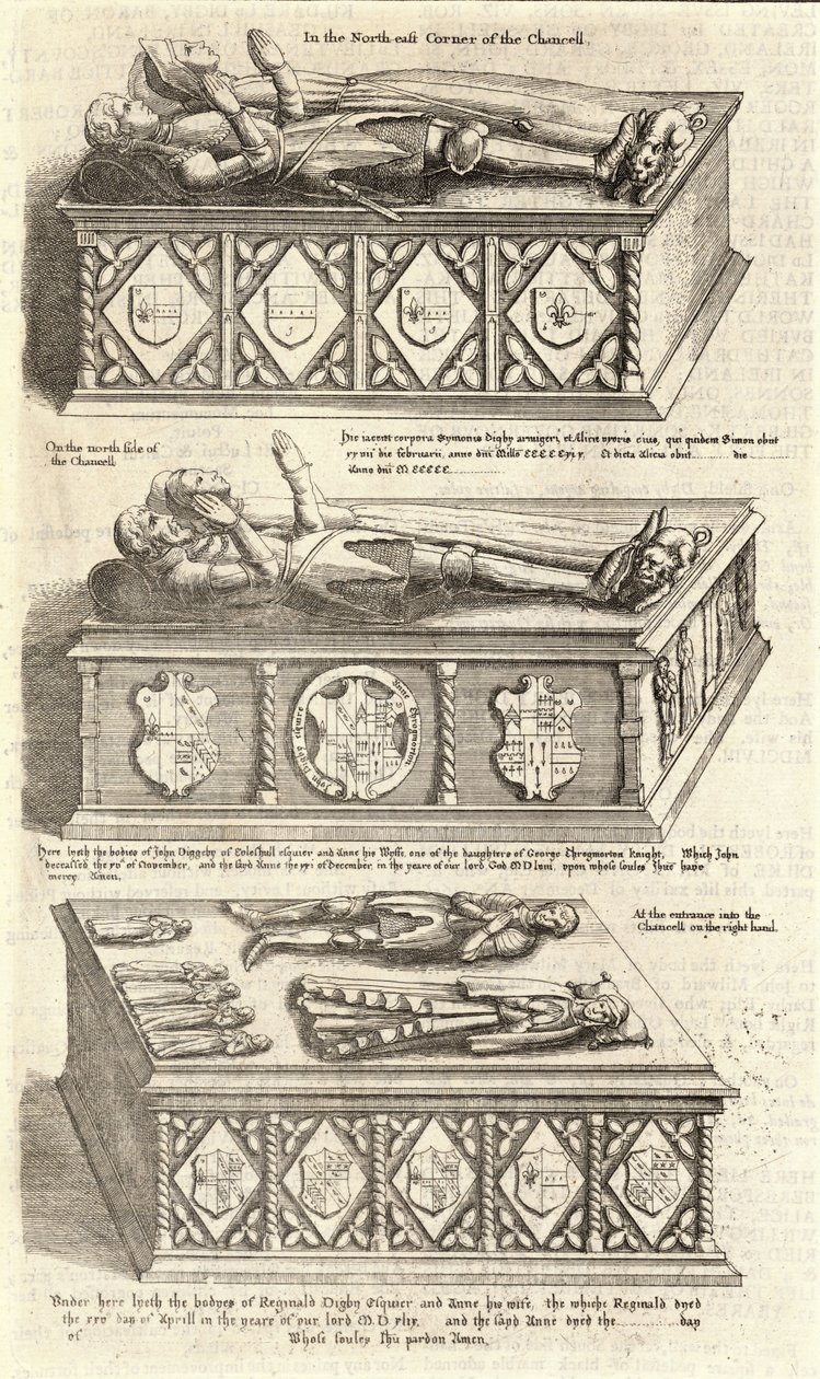 डिग्बी परिवार (स्मारक) द्वारा Wenceslaus Hollar