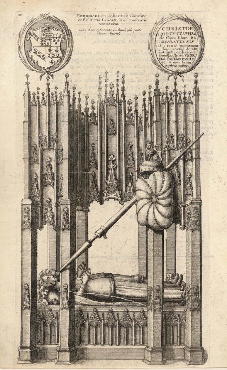 जॉन ऑफ गौंट (स्मारक) द्वारा Wenceslaus Hollar