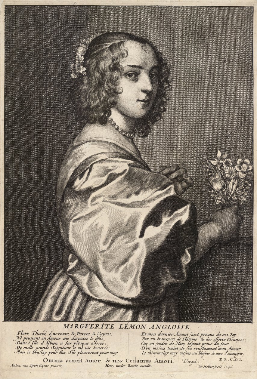 मार्गरेट नींबू। राज्य २ द्वारा Wenceslaus Hollar