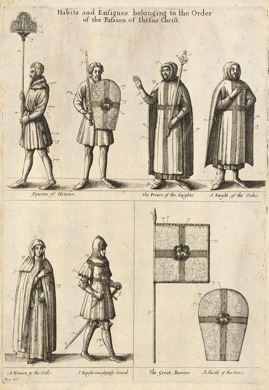 क्राइस्ट के आदेश के सदस्य द्वारा Wenceslaus Hollar