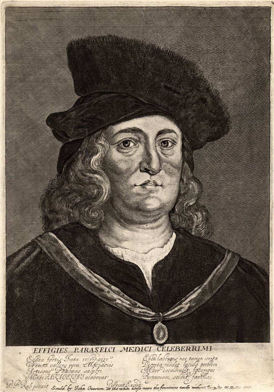 पेरासेलसस। राज्य २ द्वारा Wenceslaus Hollar
