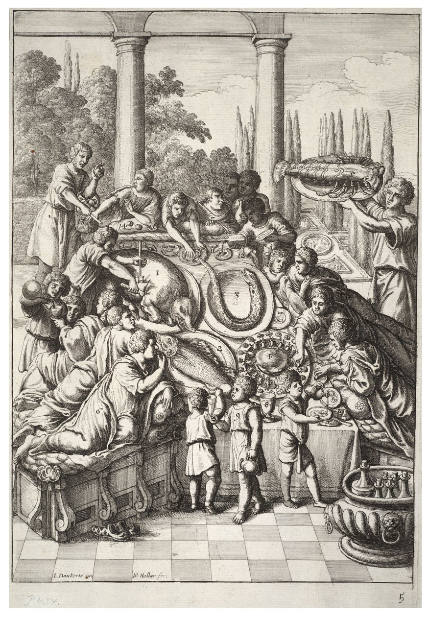 भोज द्वारा Wenceslaus Hollar