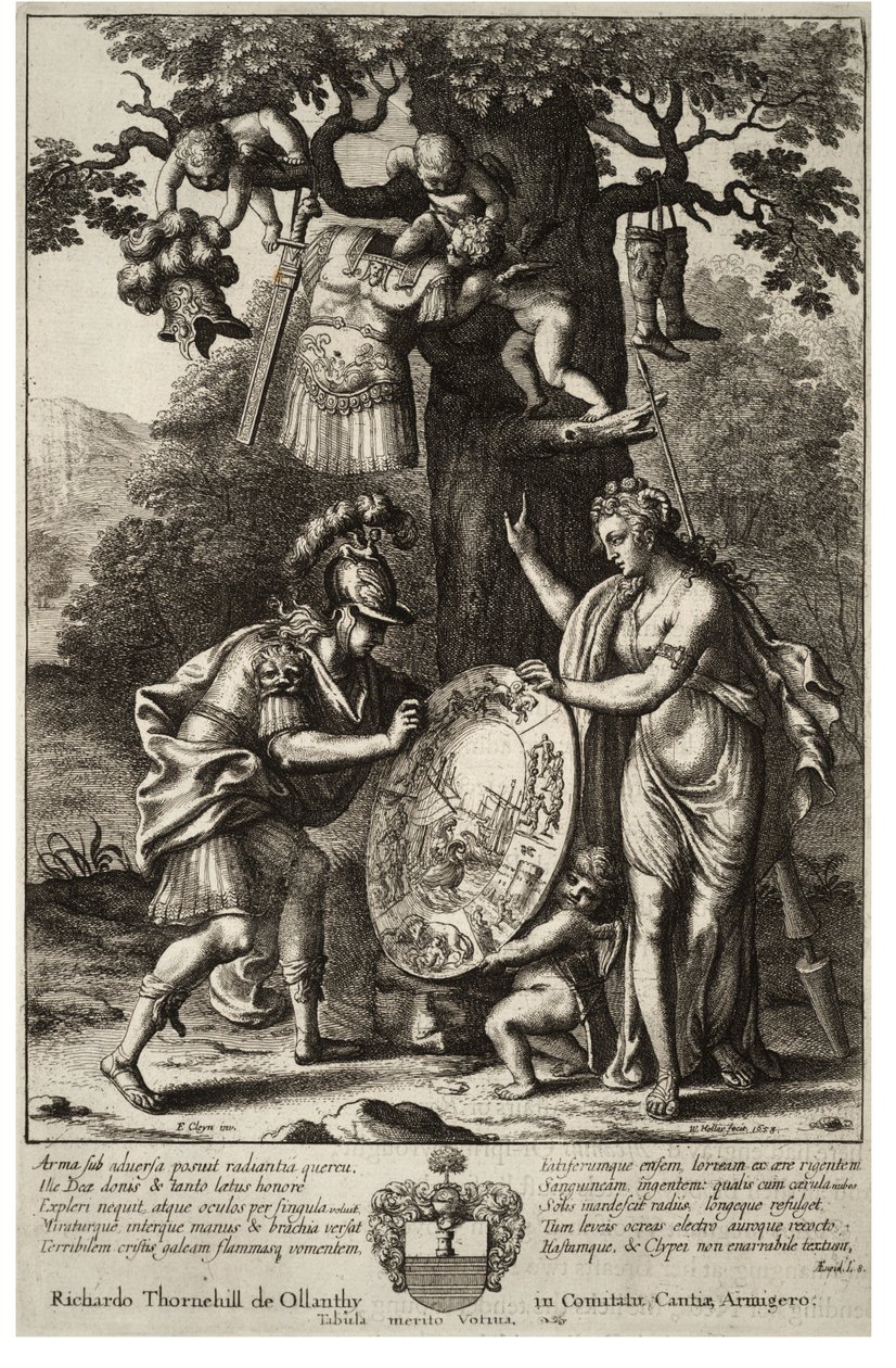 वीनस ने एनेसिस को अपने हथियार लाए। राज्य २ द्वारा Wenceslaus Hollar