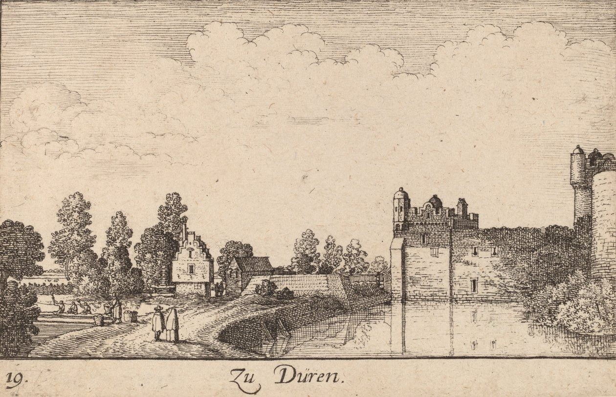 ड्यूरेन, 1635। द्वारा Wenceslaus Hollar