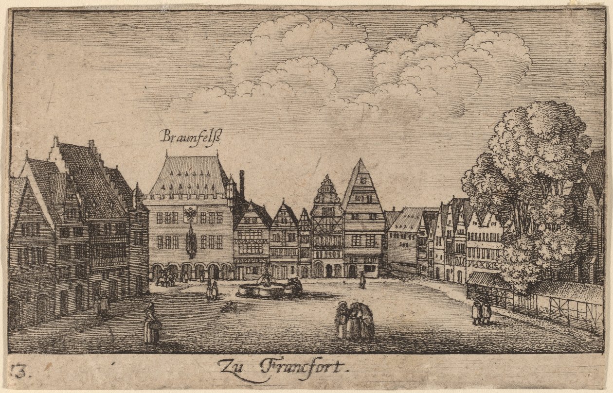 फ़्रैंकफ़र्ट द्वारा Wenceslaus Hollar