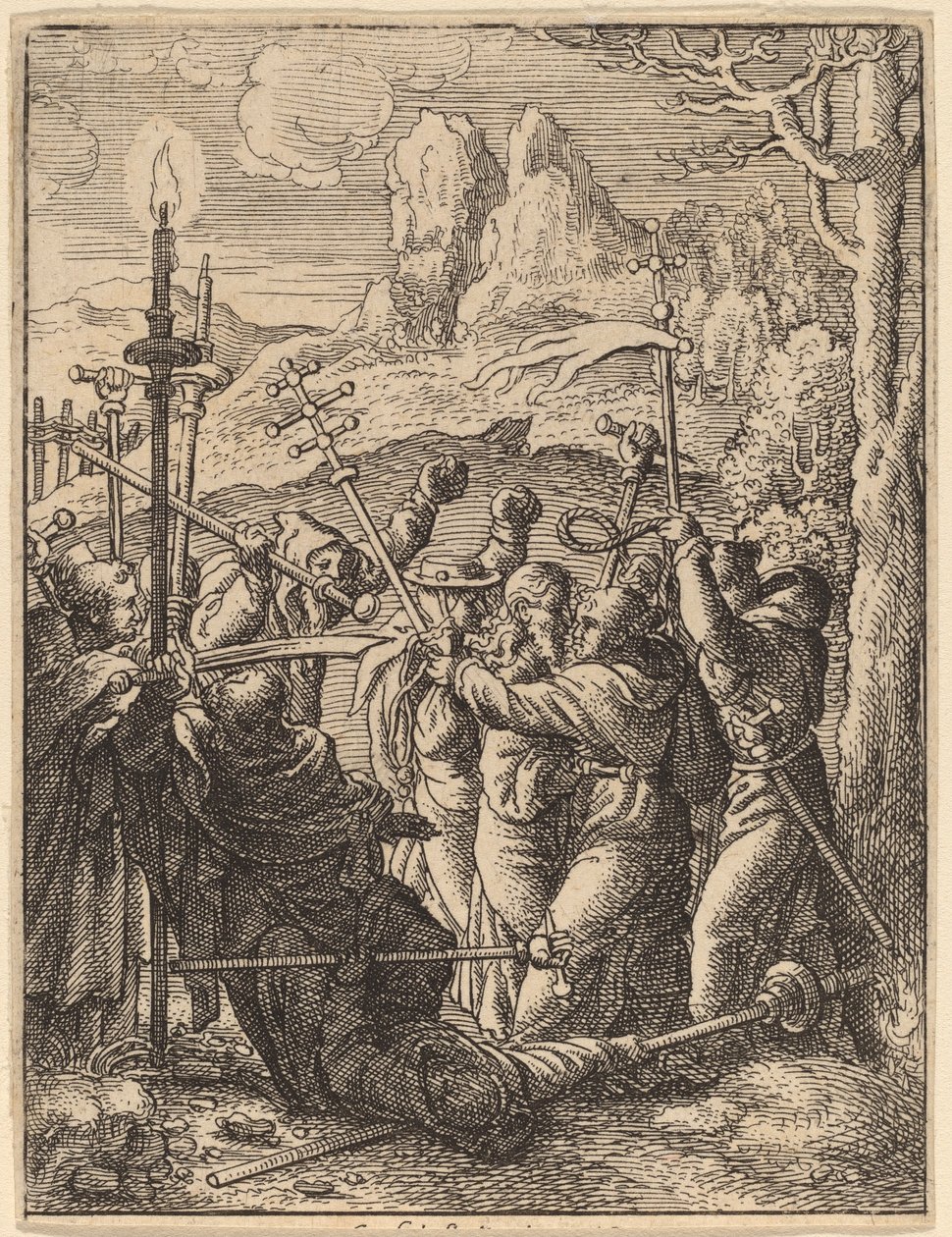 यीशु ले लिया द्वारा Wenceslaus Hollar