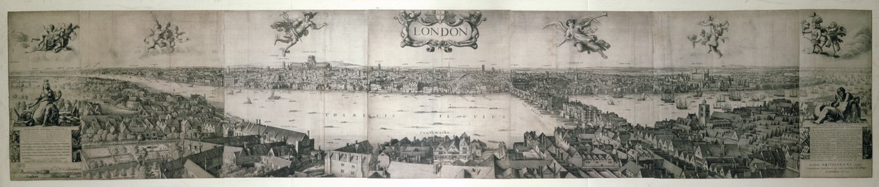 लंदन, 1647 (कॉपरप्लेट) द्वारा Wenceslaus Hollar