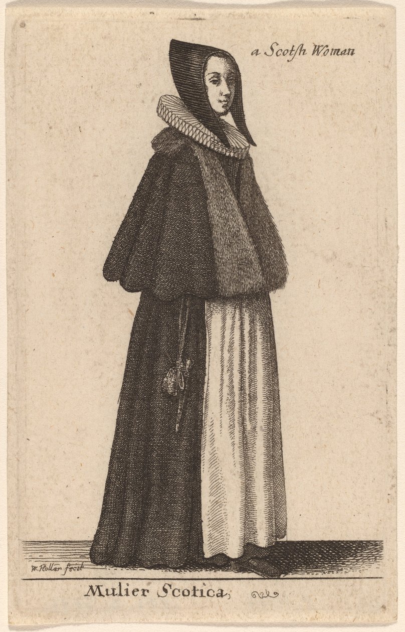एक स्कॉटिश महिला द्वारा Wenceslaus Hollar