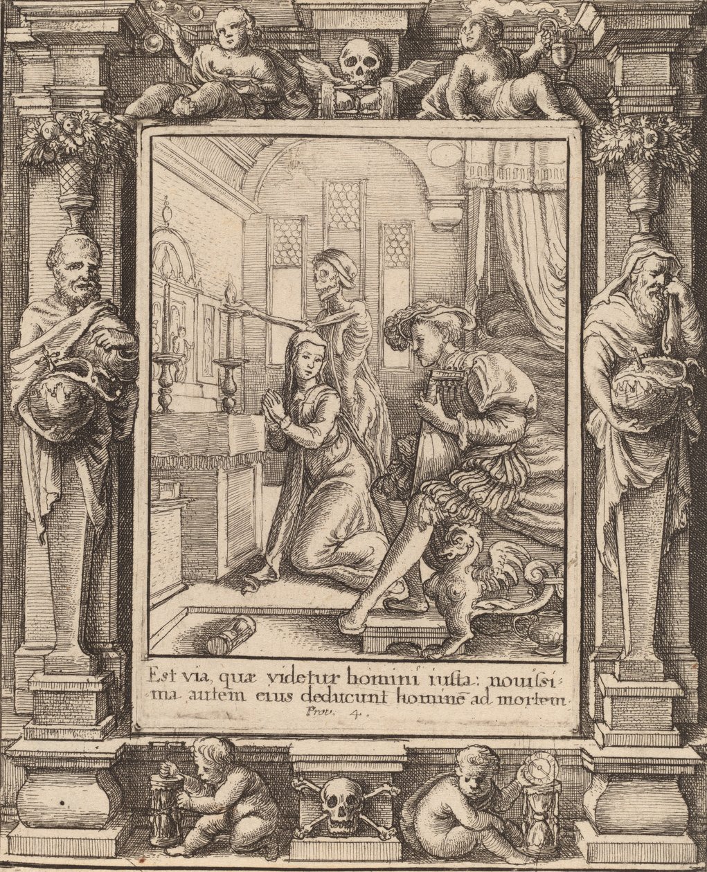 नन, 1651। द्वारा Wenceslaus Hollar
