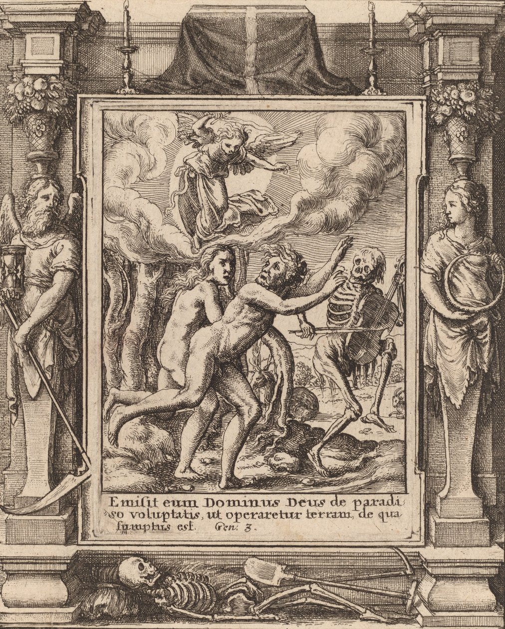पैराडाइज लॉस्ट, 1651। द्वारा Wenceslaus Hollar