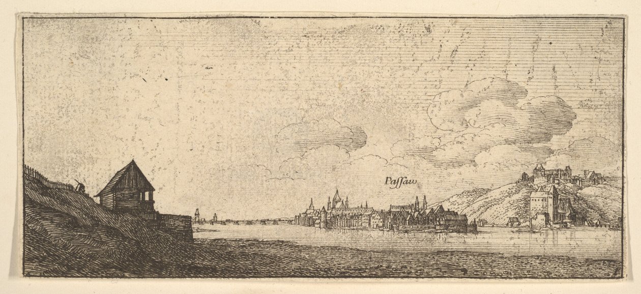 पसाऊ, 1652-77। द्वारा Wenceslaus Hollar
