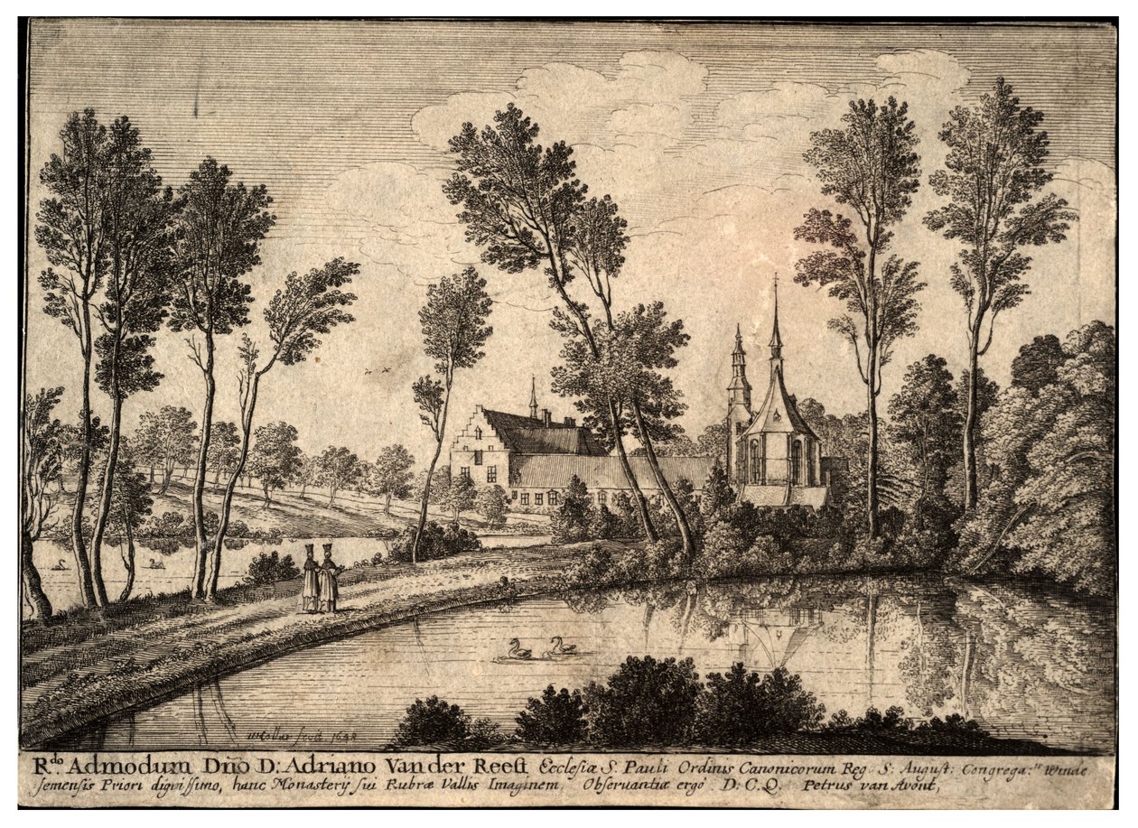 रोथेन्डेल अभय। राज्य 1 द्वारा Wenceslaus Hollar